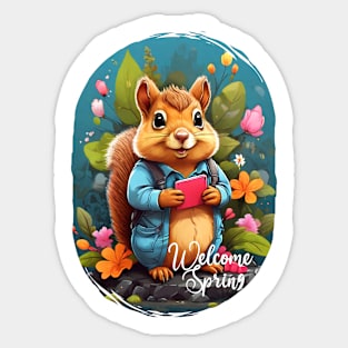 Welcome Spring 02 Sticker